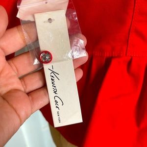 RUNWAY CHIC!💃🏻KENNETH COLE SIZE 8 BLAZER WOMANS COAT/ NWT/ VIBRANT RED